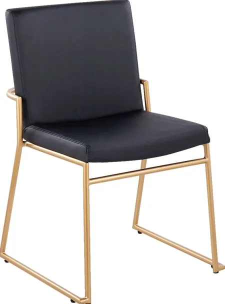 Powhatan I Black Dining Chair, Set of 2