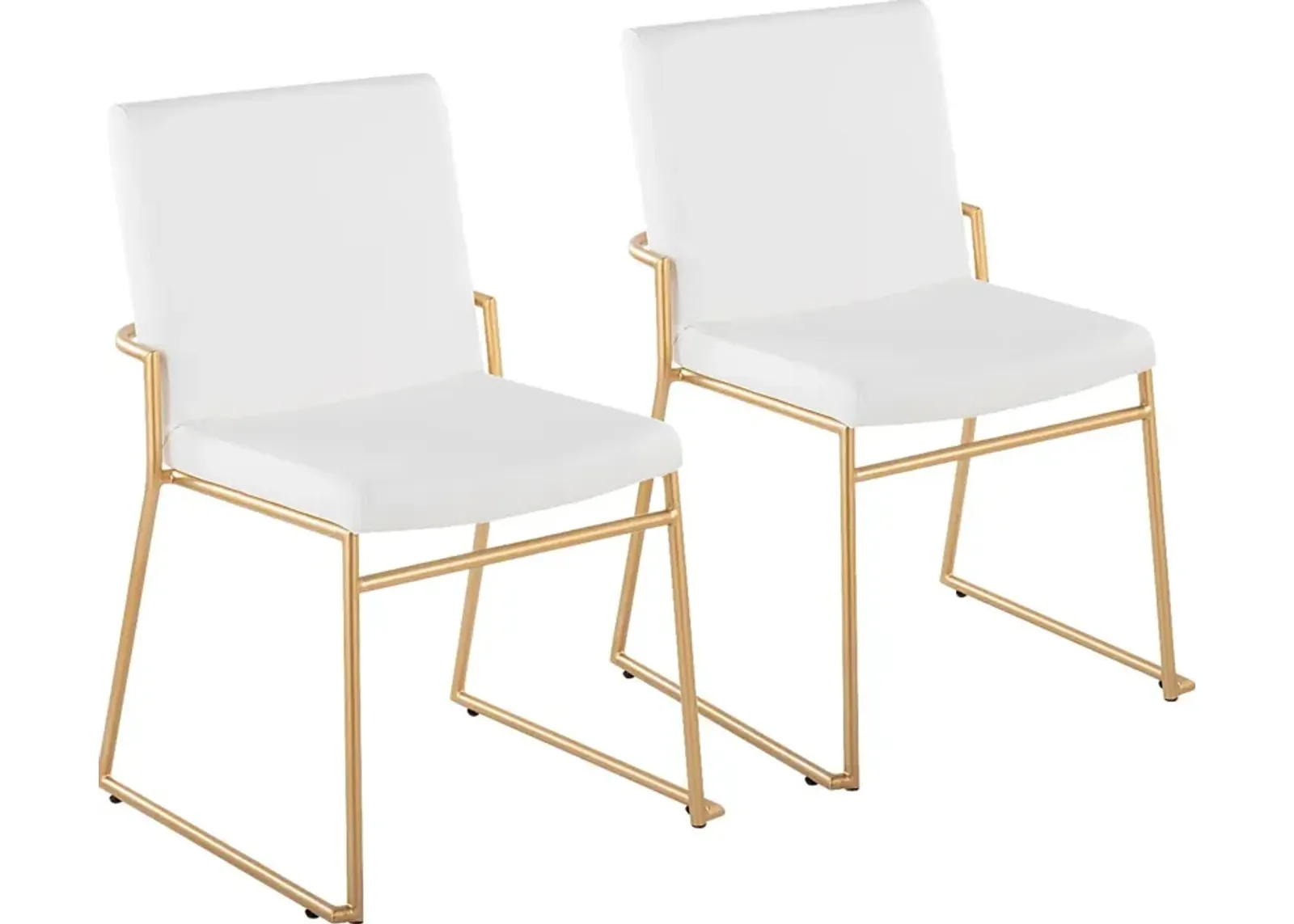 Powhatan I White Dining Chair, Set of 2