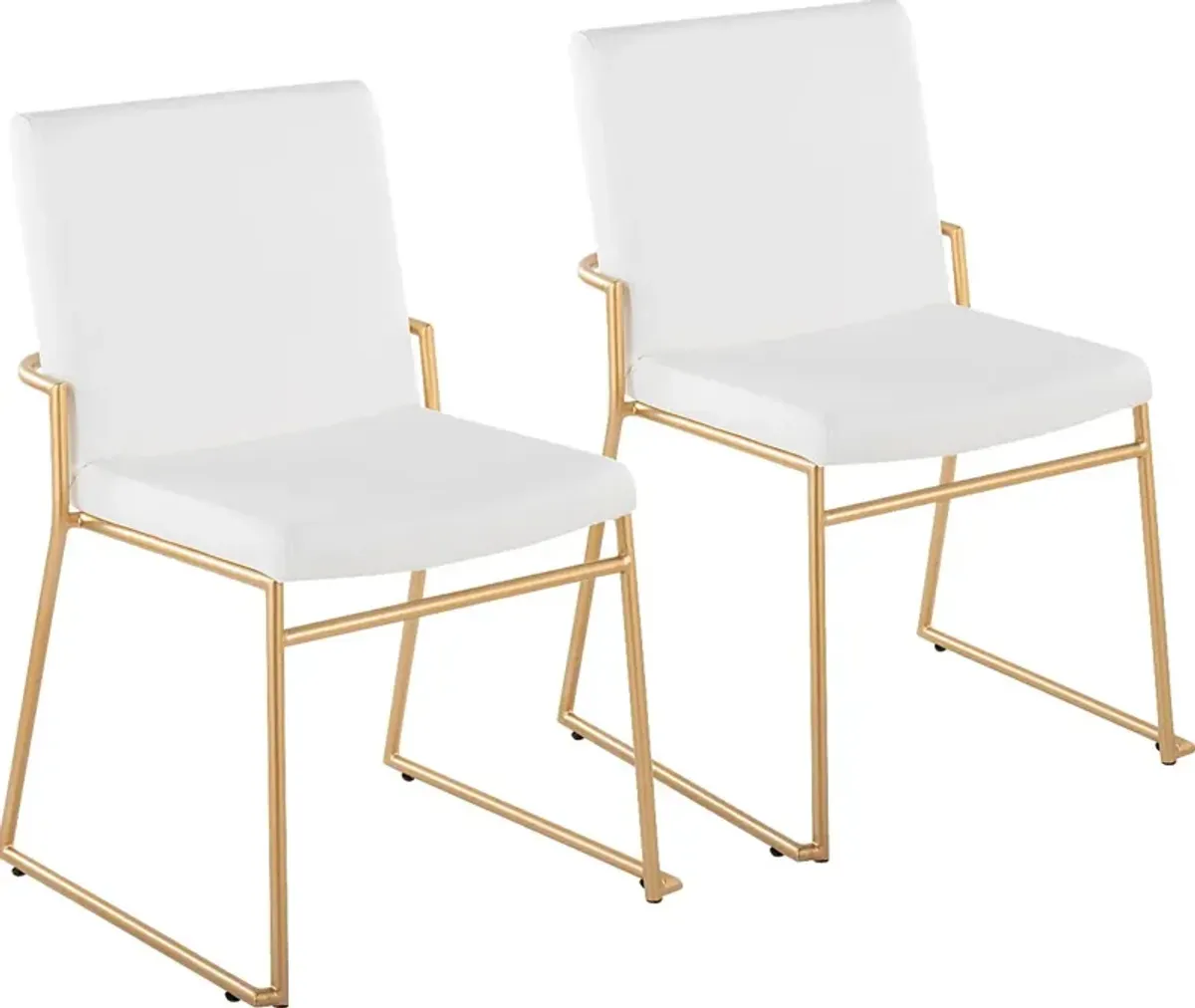 Powhatan I White Dining Chair, Set of 2