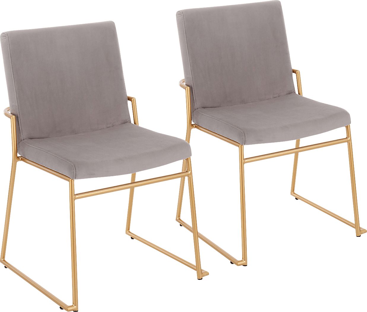 Powhatan II Gray Dining Chair, Set of 2