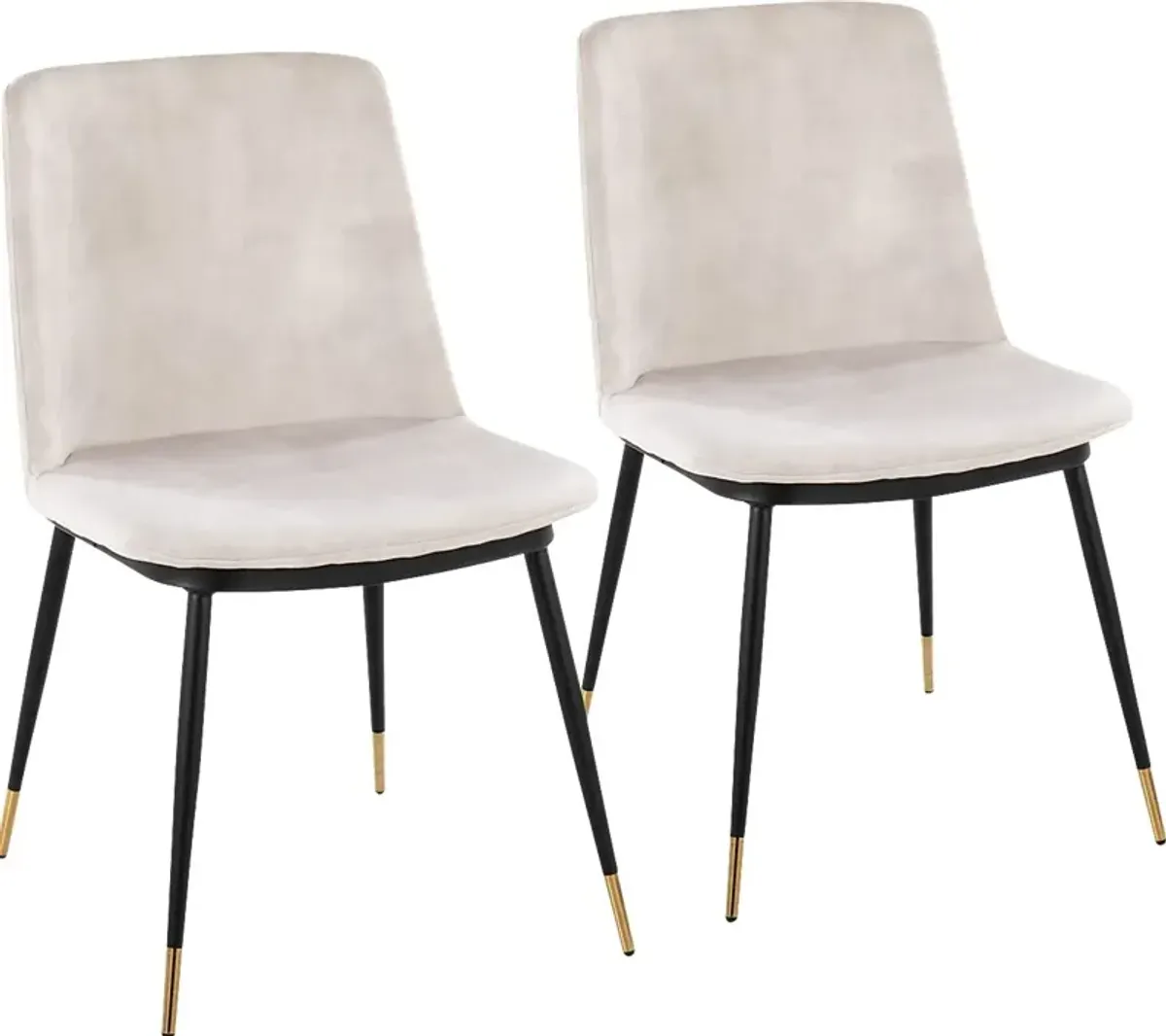 Oaklon Beige Dining Chair, Set of 2