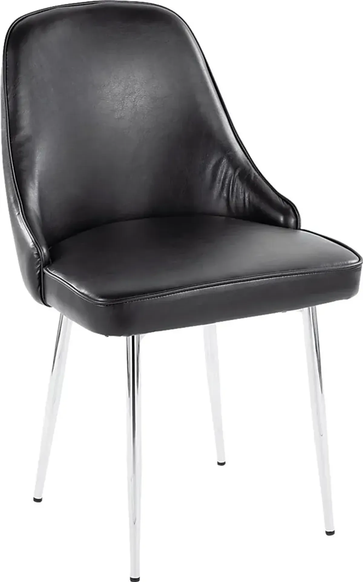 Clovis II Black Dining Chair, Set of 2