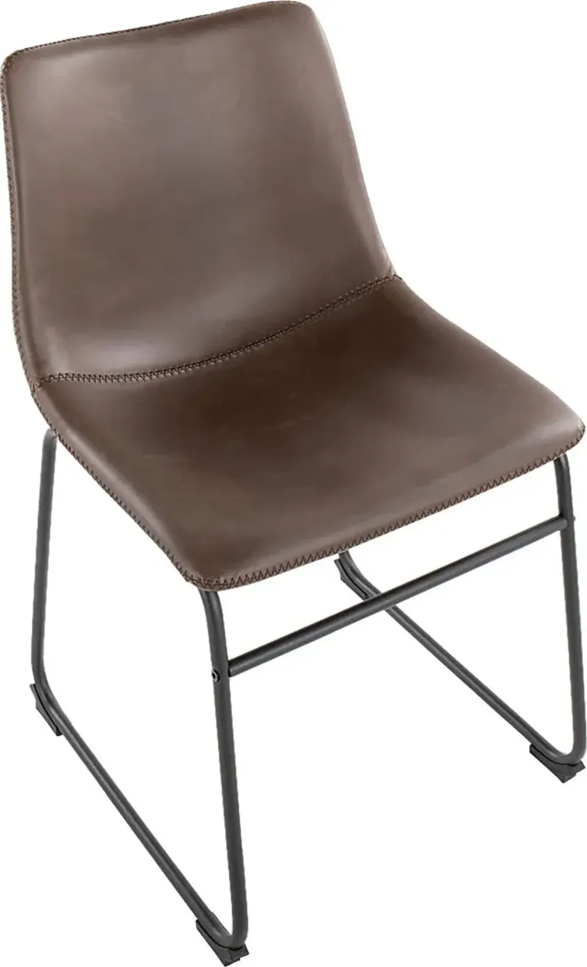 Nehru Espresso Dining Chair, Set of 2