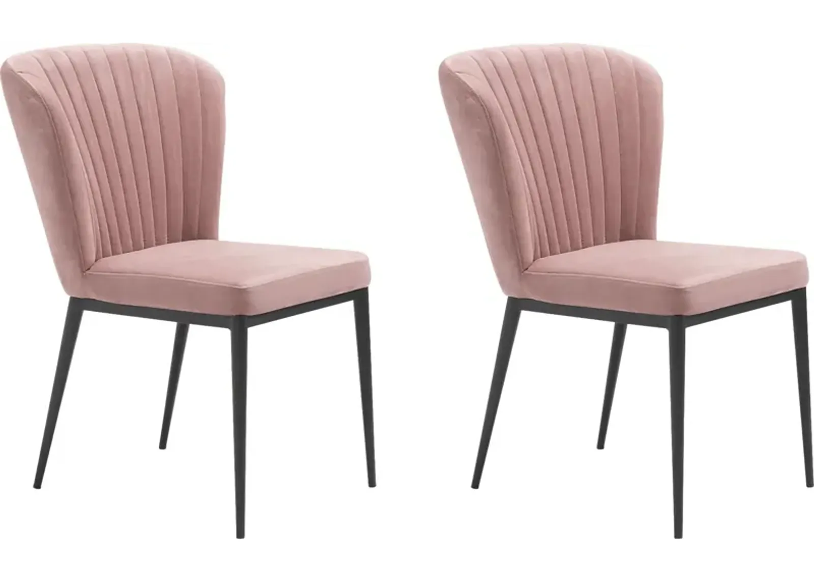 Farlook Pink Side Chair, Set of 2