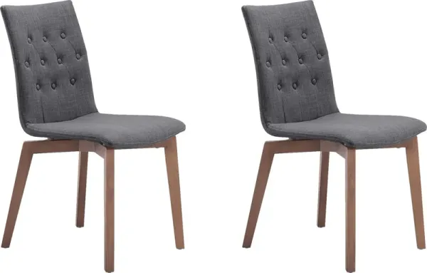 Fenker Gray Side Chair, Set of 2