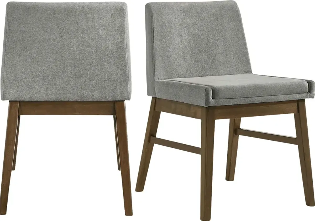 Jaffna Gray Side Chair, Set of 2