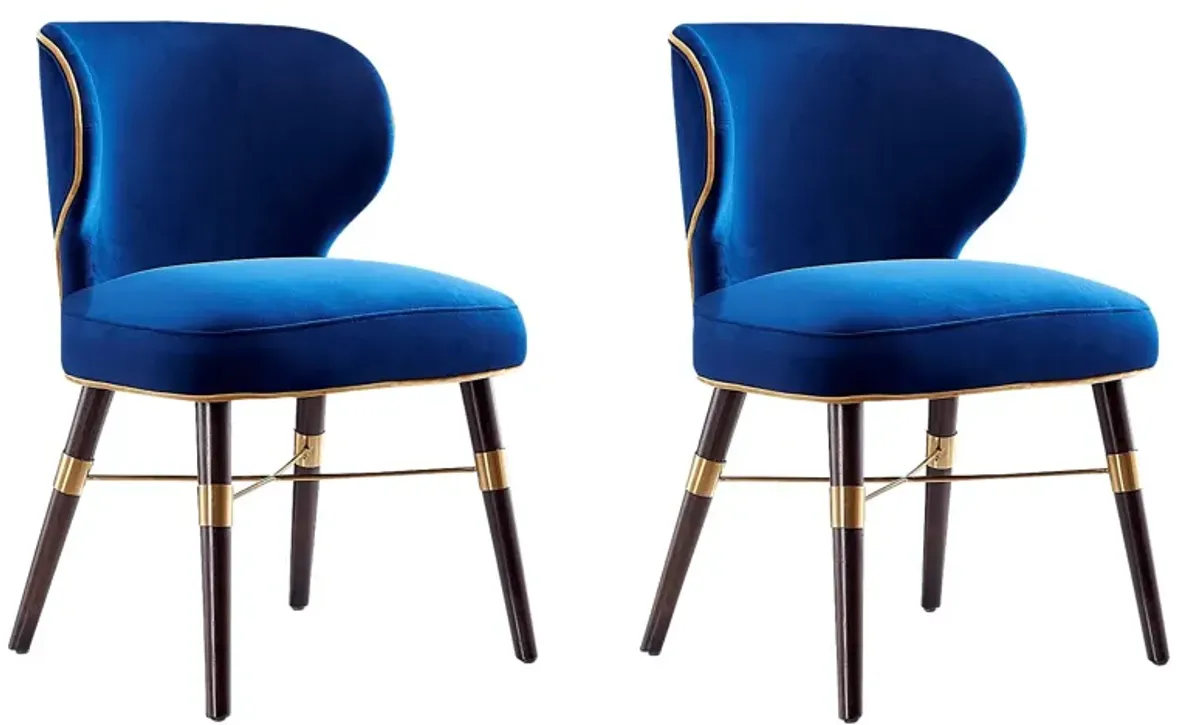 Strineway Blue Side Chair, Set of 2