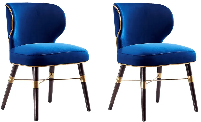 Strineway Blue Side Chair, Set of 2