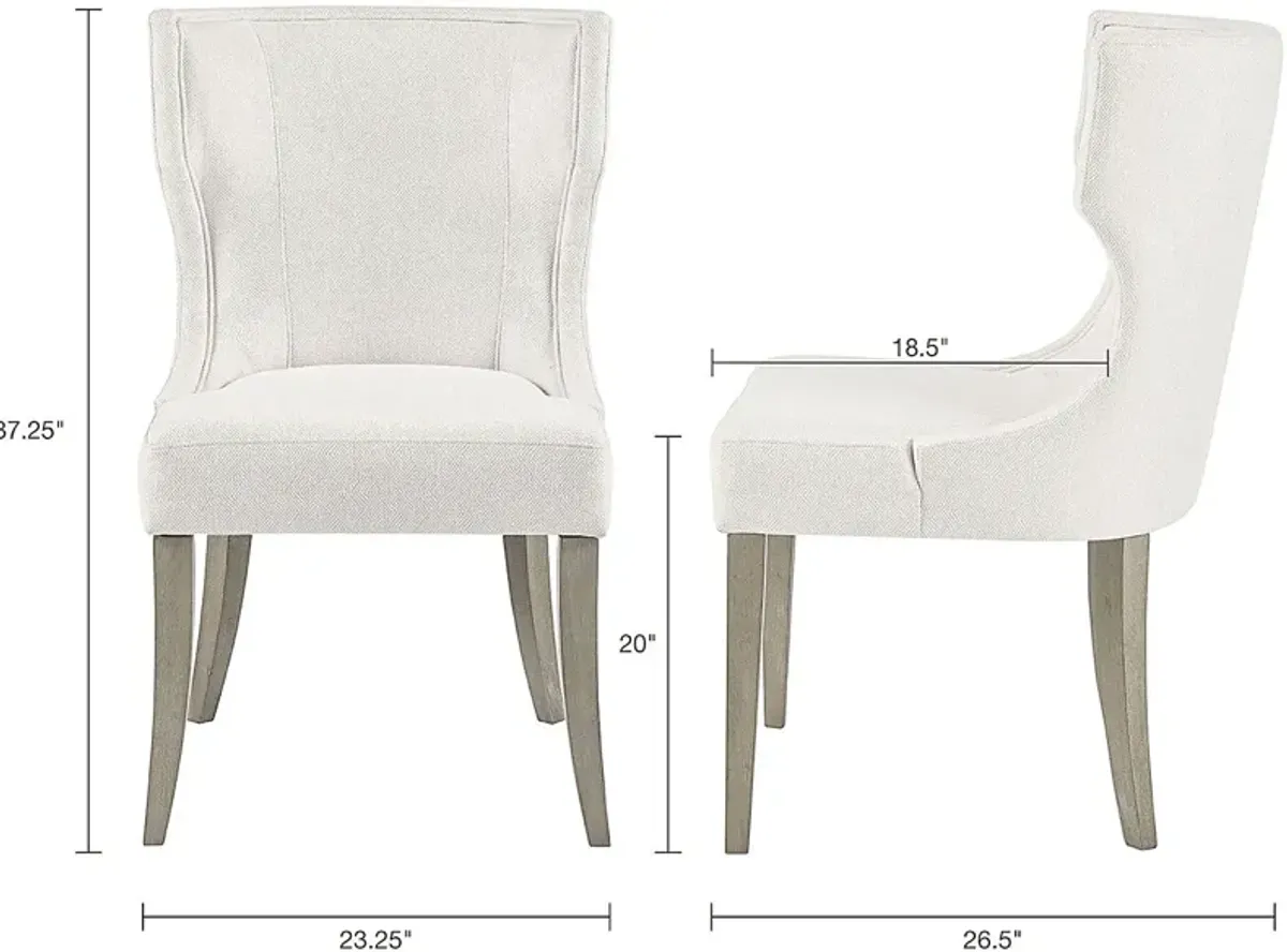 Villagrove Cream Side Chair