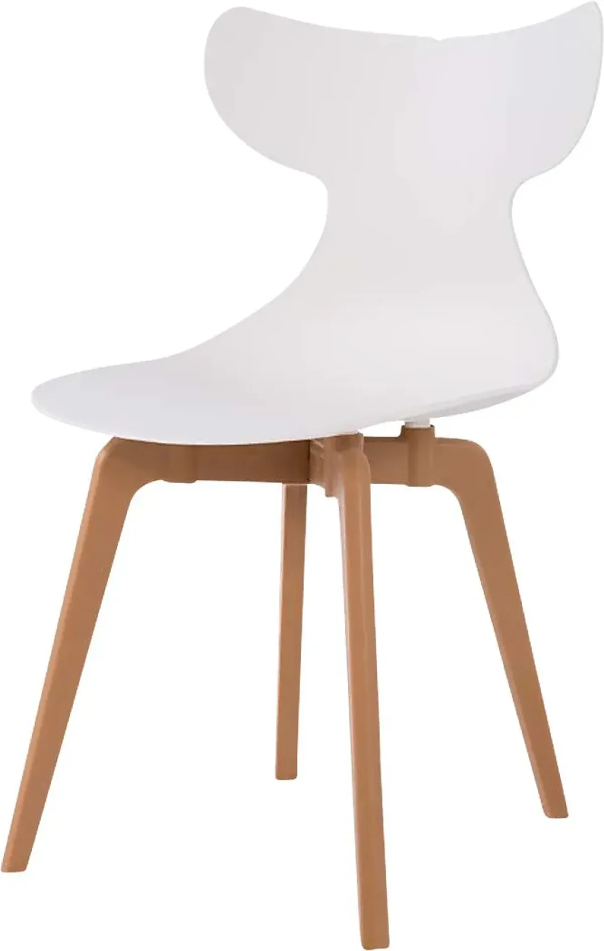 Lagoon Whale White Dining Chair, Set of 4