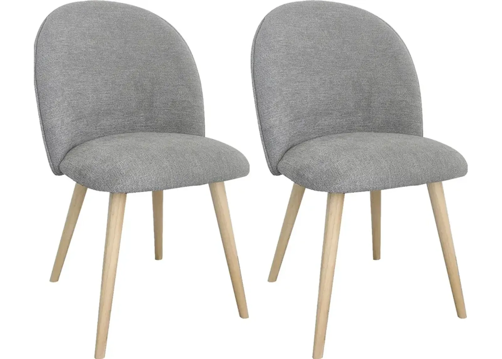 Yeomanns Gray Dining Chair, Set of 2