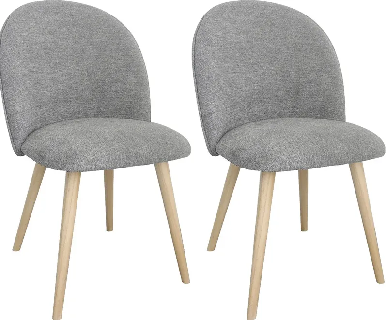 Yeomanns Gray Dining Chair, Set of 2