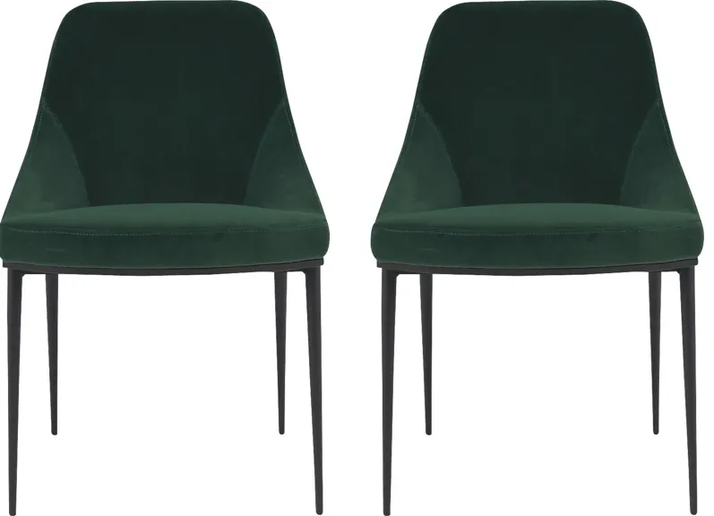 Ashberry Green Dining Chair, Set of 2
