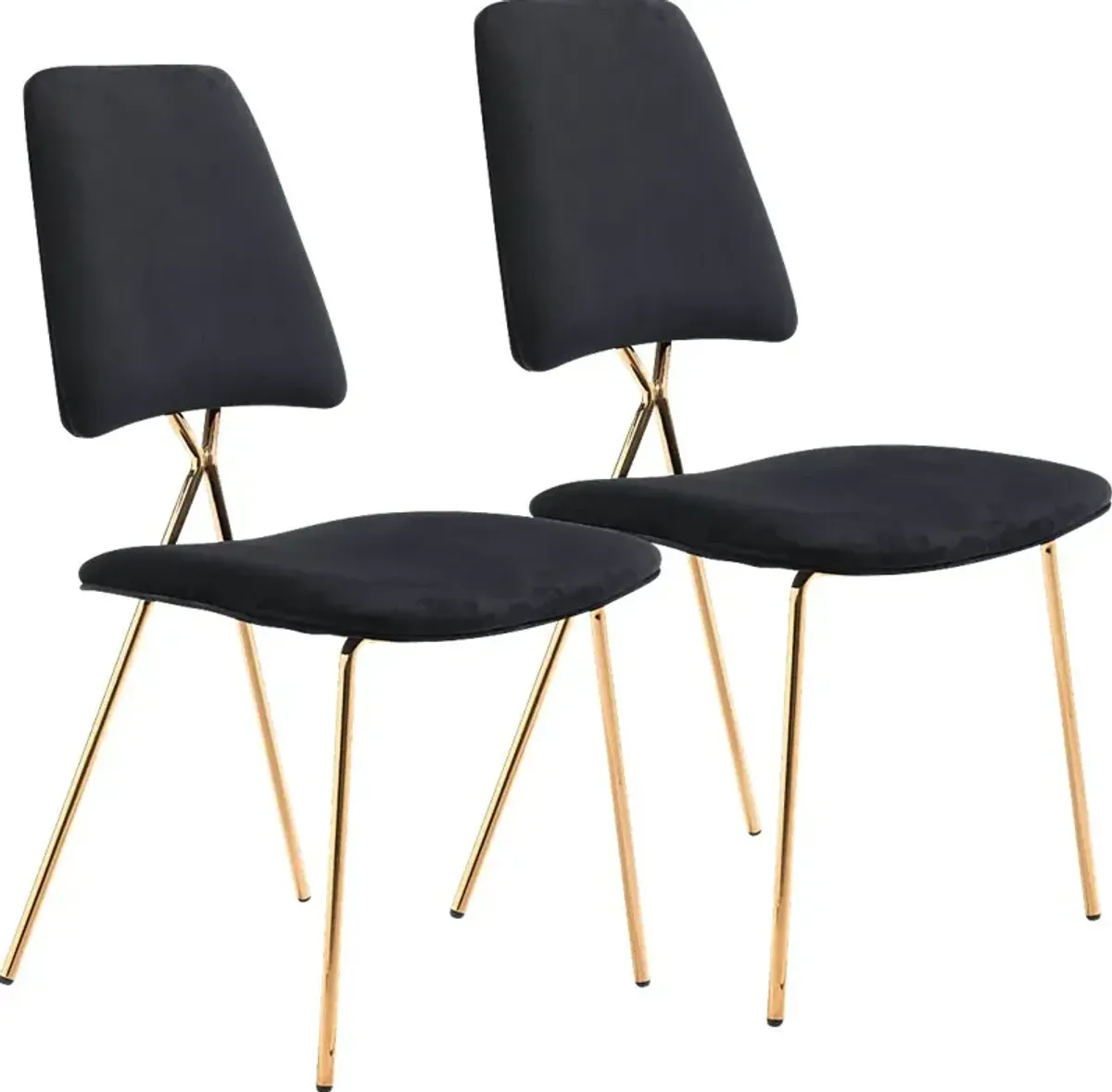 Arledge Black Side Chair, Set of 2