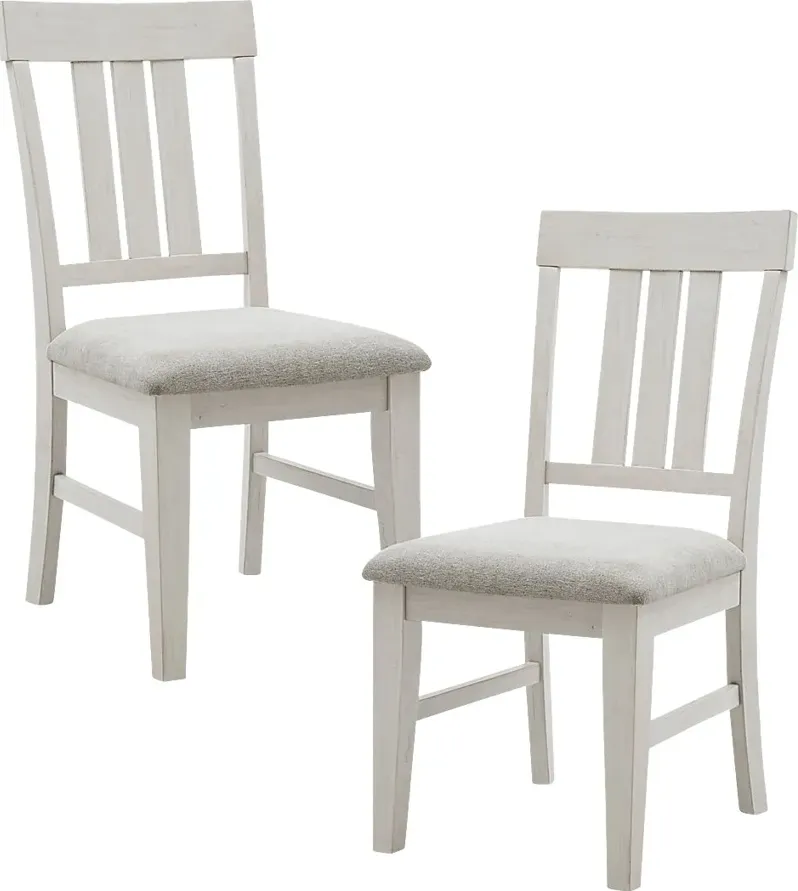 Lefferts White Dining Chair, Set of 2