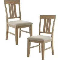 Lefferts Gray Dining Chair, Set of 2