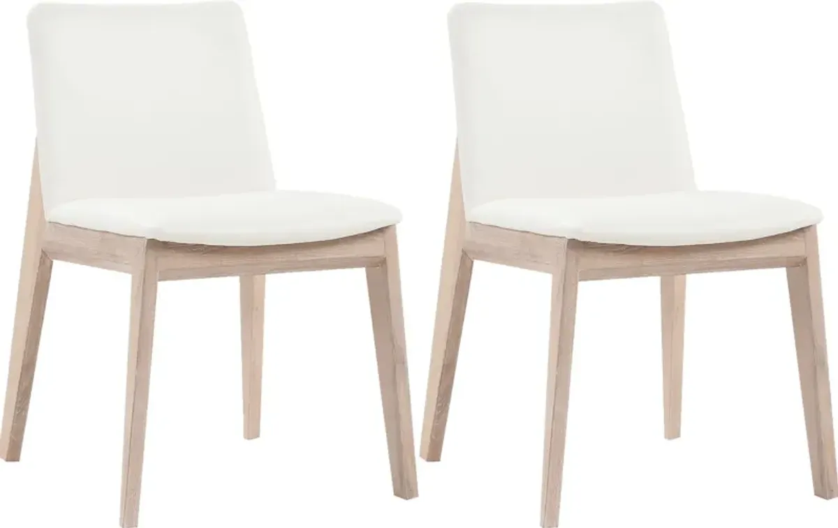 Bayard Way White Dining Chair, Set of 2