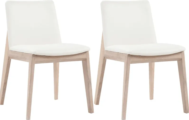 Bayard Way White Dining Chair, Set of 2
