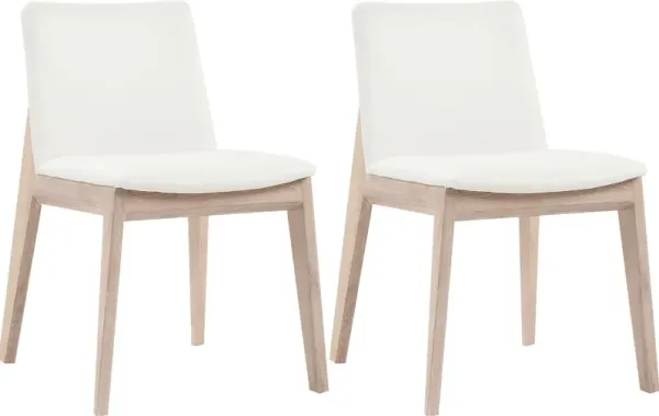 Bayard Way White Dining Chair, Set of 2