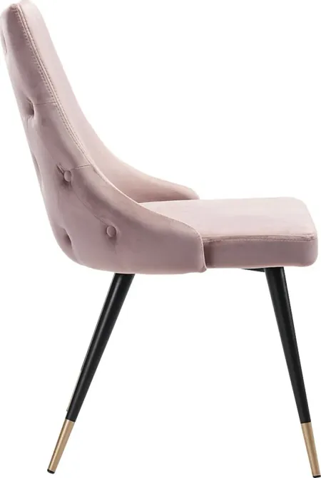 Solveig Pink Side Chair, Set of 2