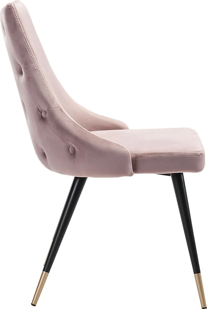 Solveig Pink Side Chair, Set of 2