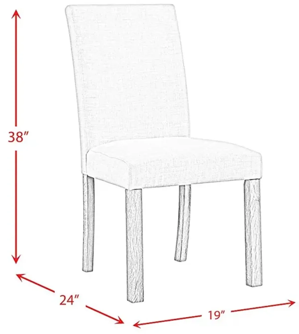 Convair Natural Side Chair Set