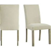 Convair Natural Side Chair Set