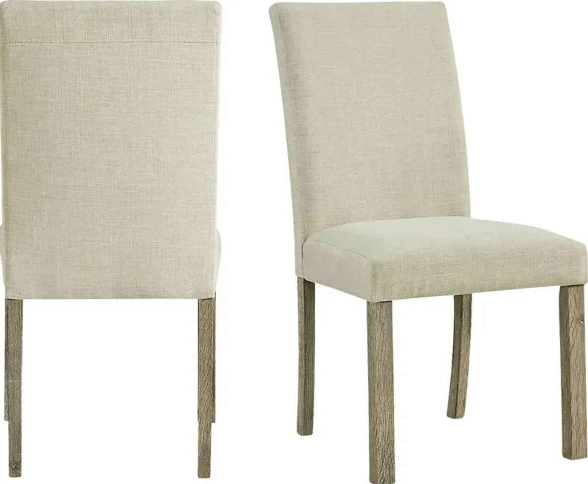 Convair Natural Side Chair Set