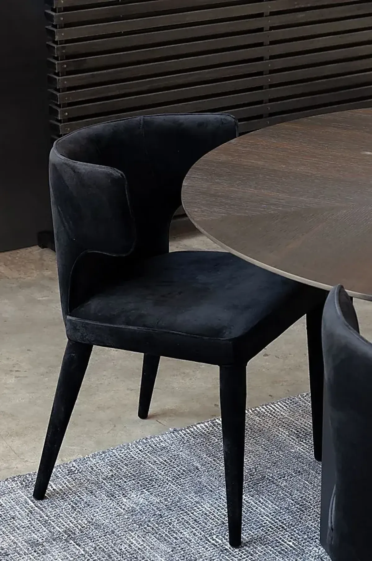 Vanette Black Side Chair