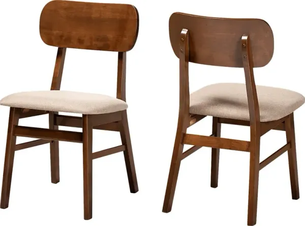 Bennson Brown Side Chair, Set of 2