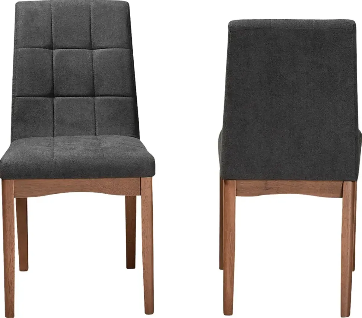 Gelston Dark Gray Side Chair, Set of 2