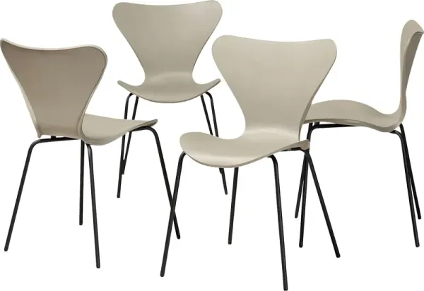 Thistlewood Beige Side Chair, Set of 4