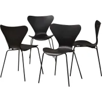 Thistlewood Black Side Chair Set of 4