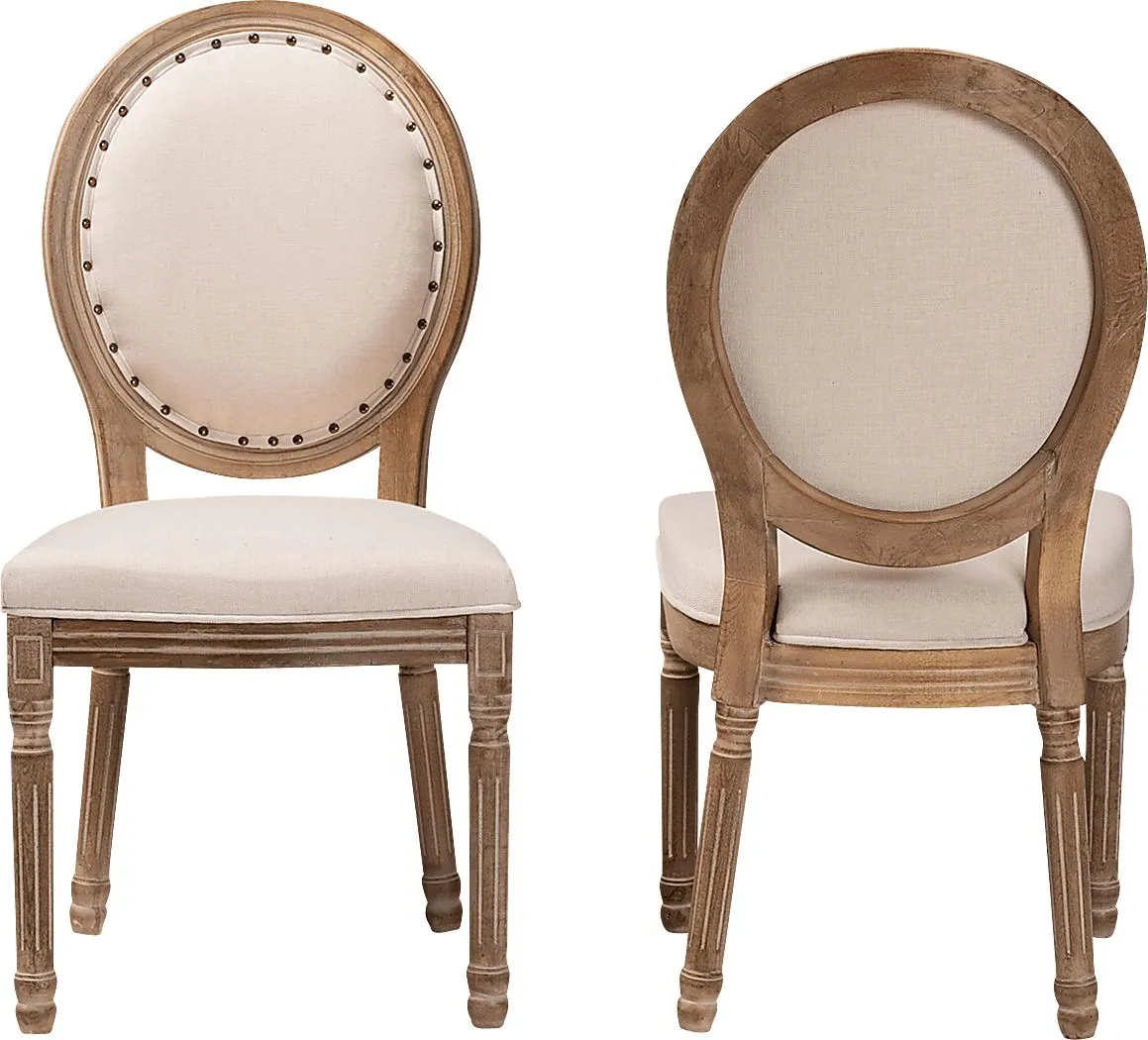 Lorellan I Beige Dining Chair, Set of 2