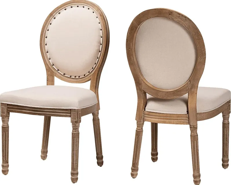 Lorellan I Beige Dining Chair, Set of 2