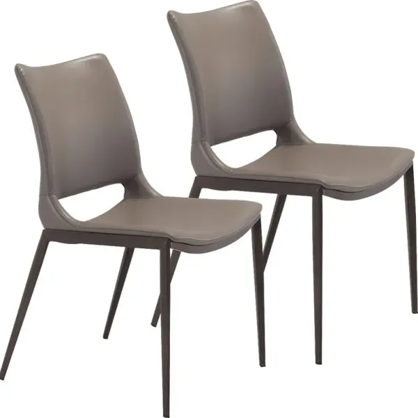 Beacher Gray Side Chair, Set of 2