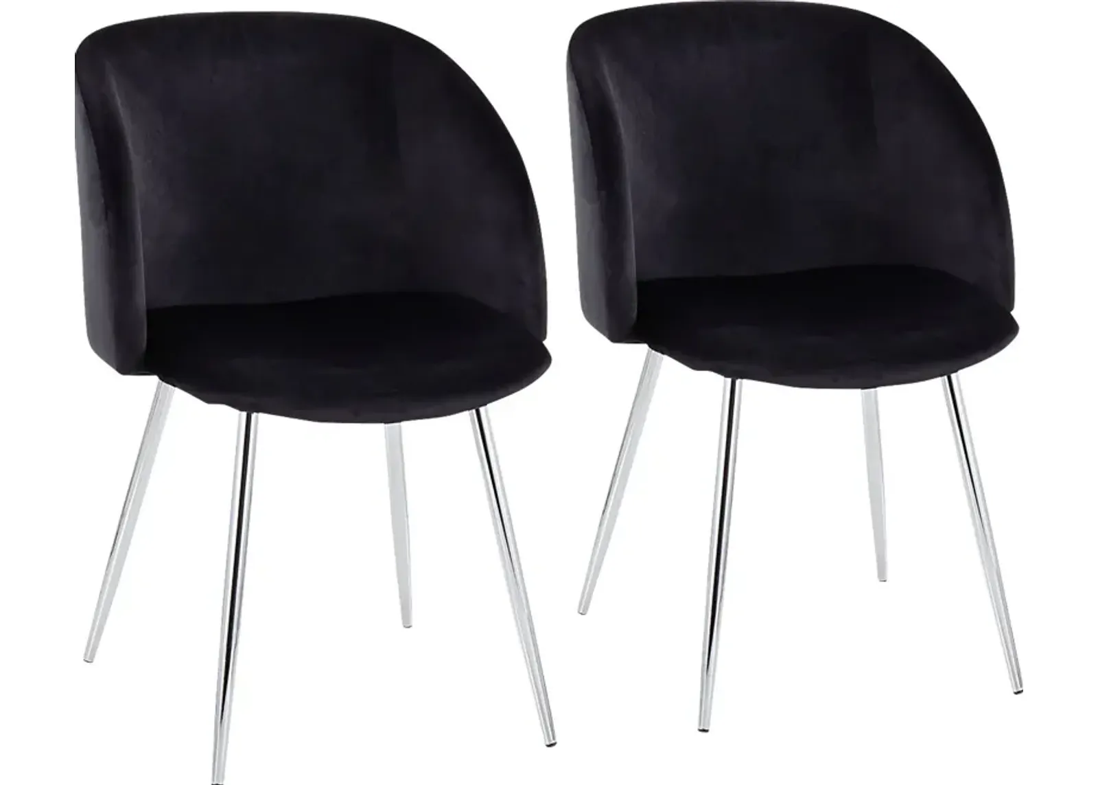 Roxton Black Side Chair Set of 2