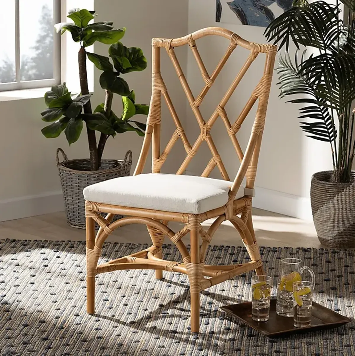 Cobek Brown Side Chair