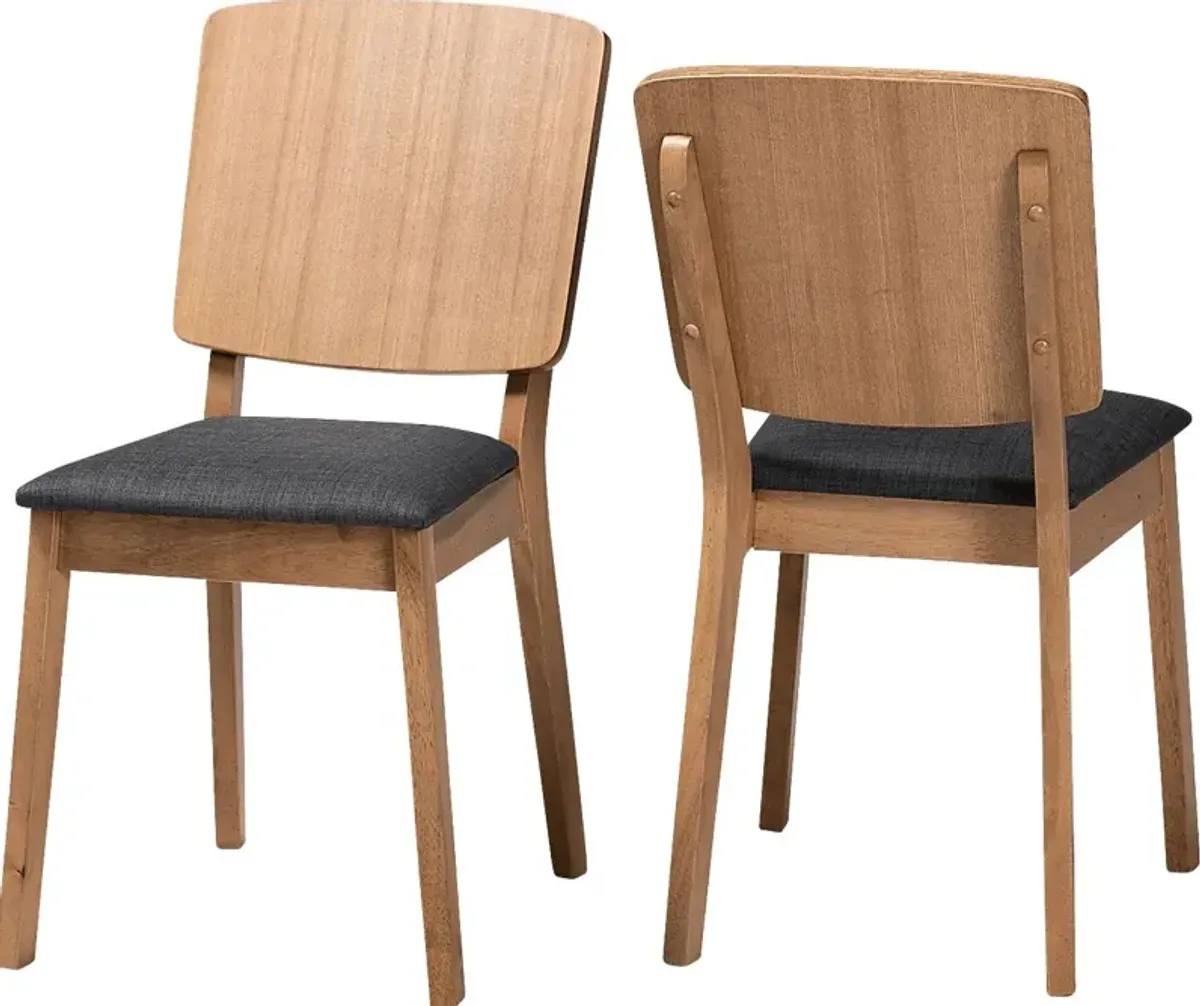 Claravista Brown Side Chair, Set of 2