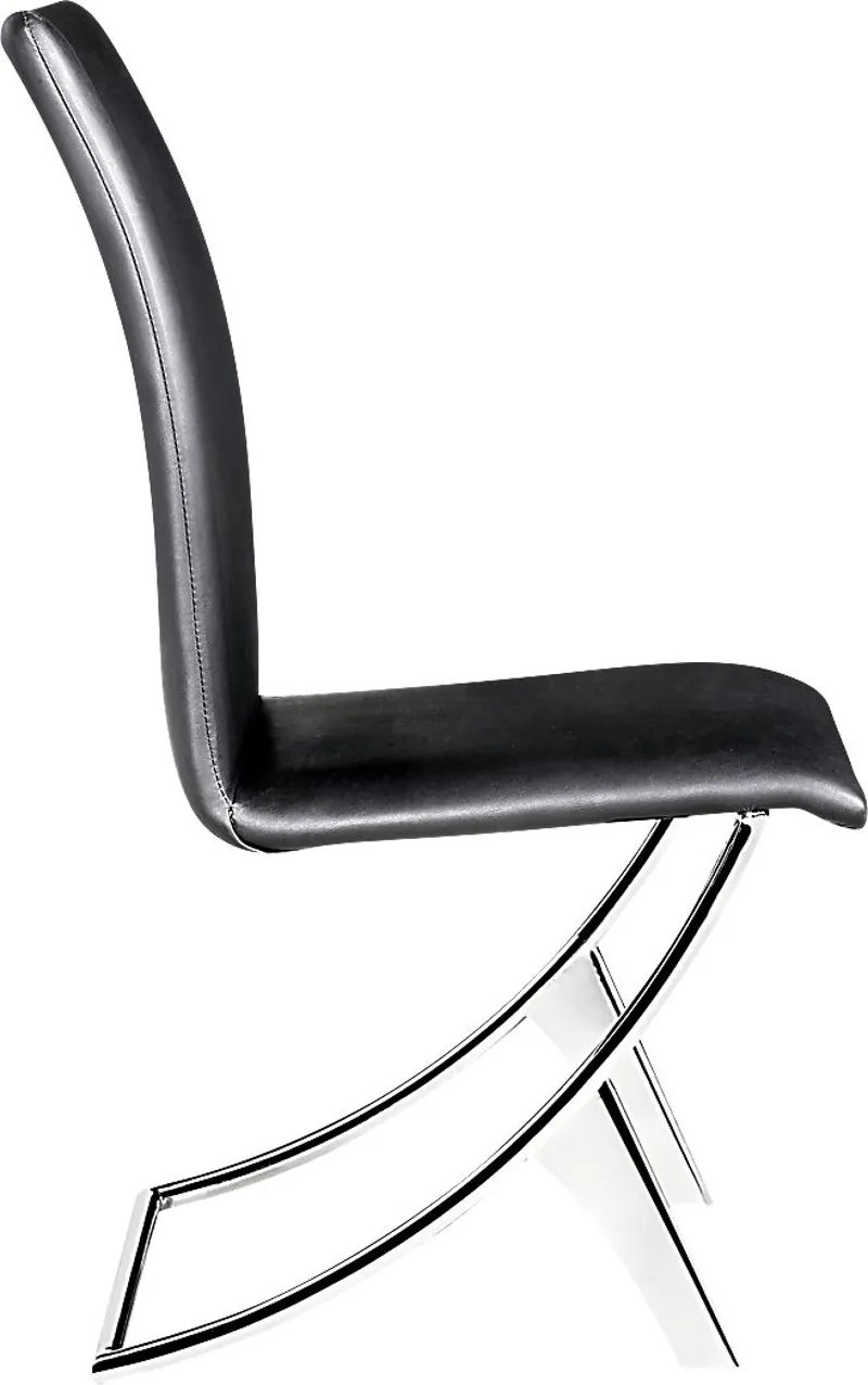 Sunniva Black Side Chair, Set of 2