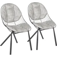 Winnifred Gray Side Chair, Set of 2