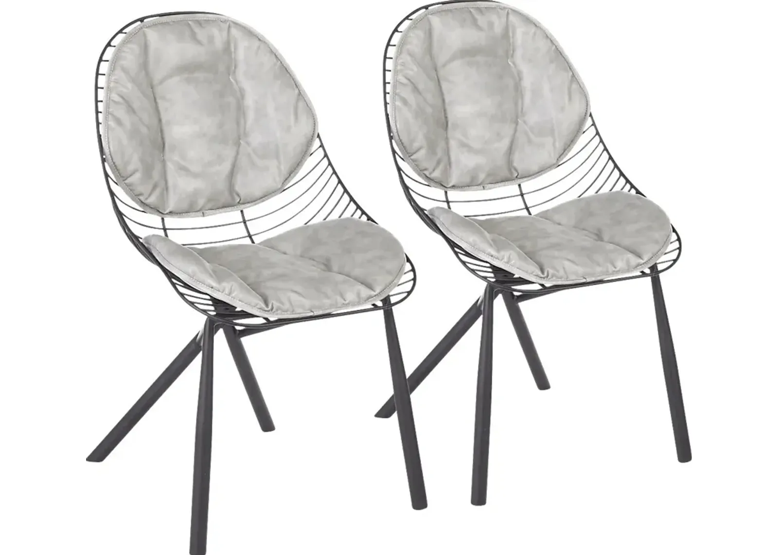 Winnifred Gray Side Chair, Set of 2