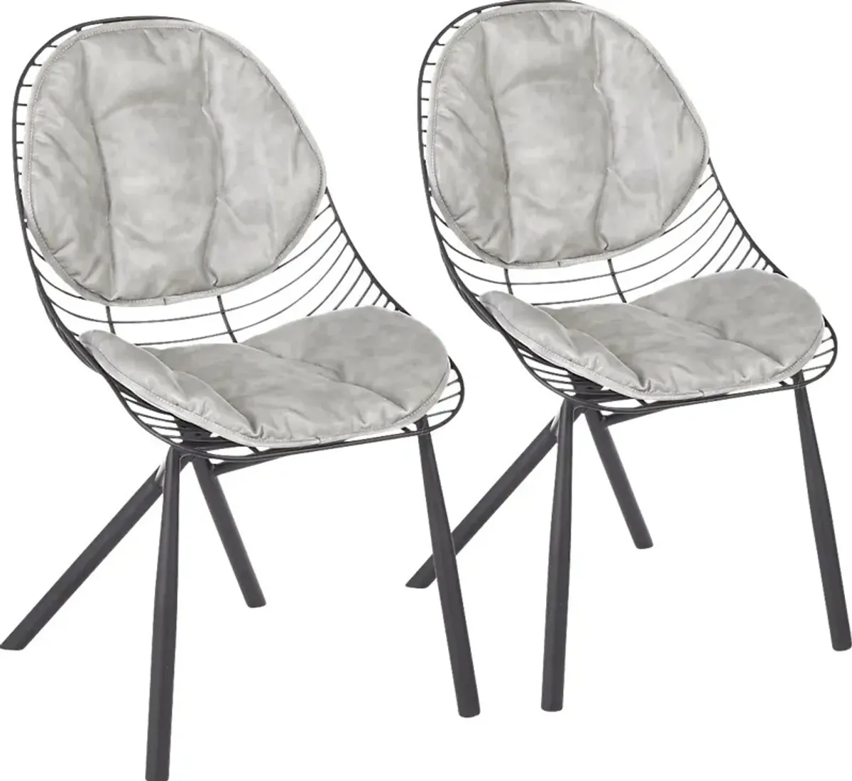 Winnifred Gray Side Chair, Set of 2