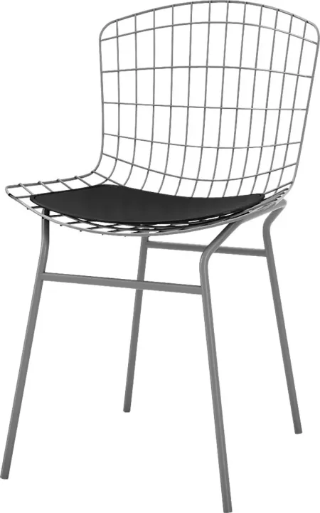Willowrun Black Side Chair, Set of 2