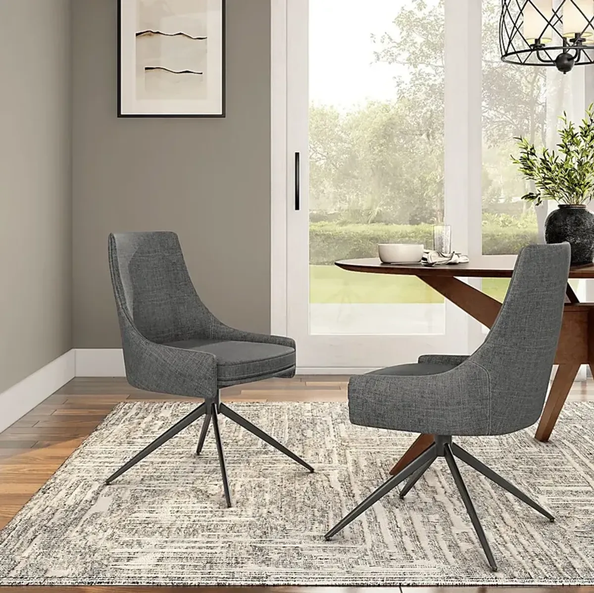 Arboredge Charcoal Side Chair