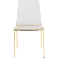 Crownhardt Clear Side Chair, Set of 2