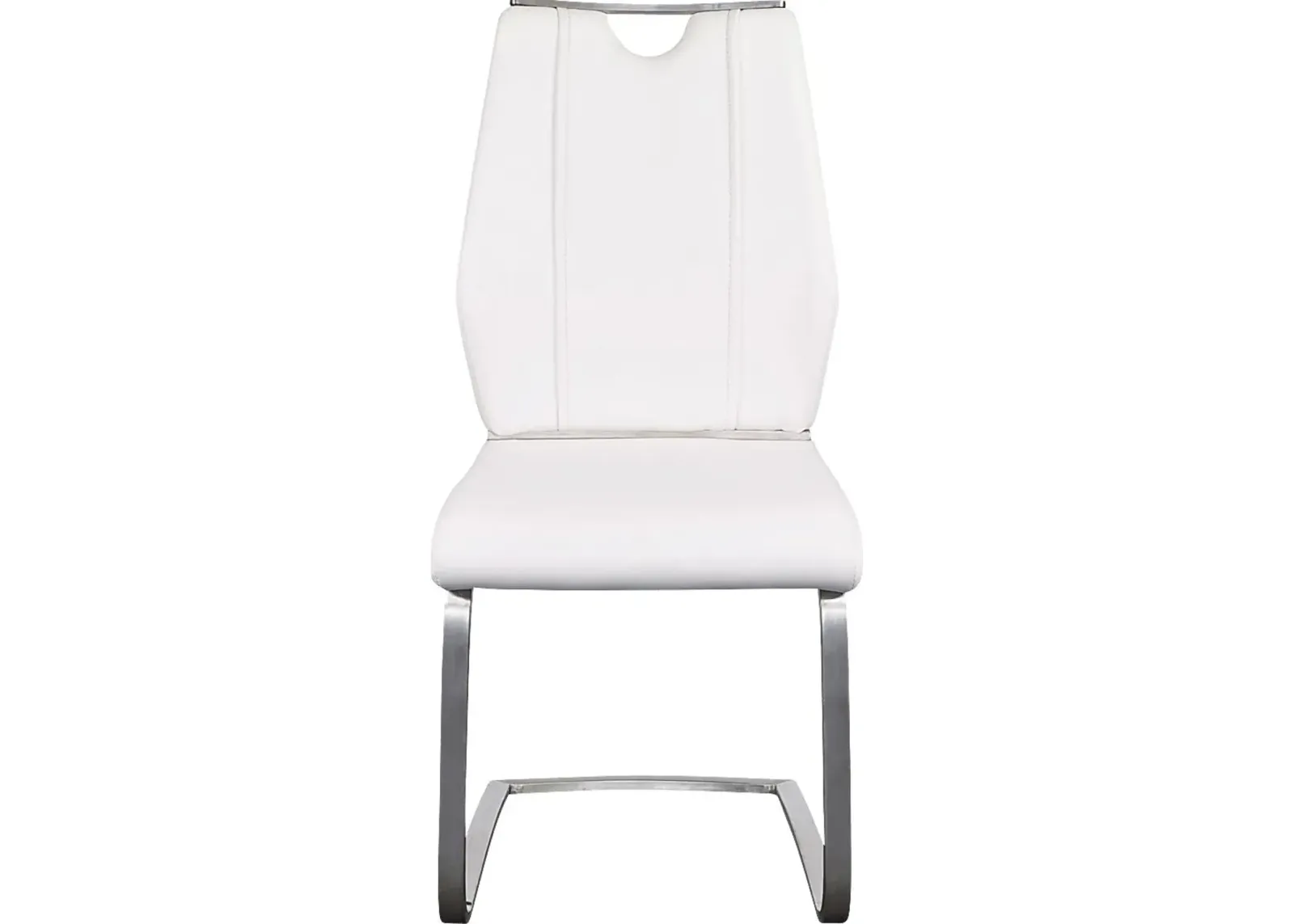 Demilo White Side Chair, Set of 2