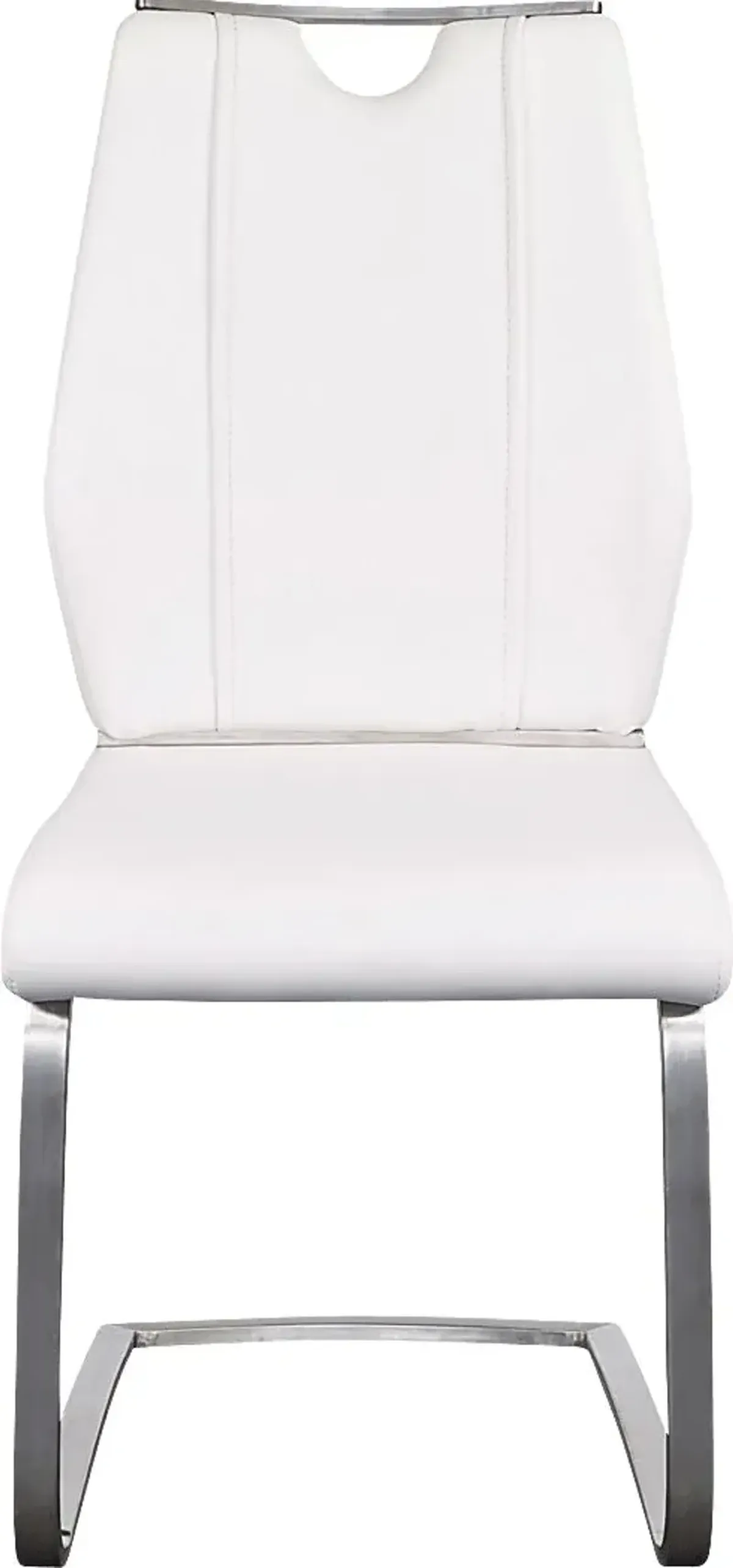 Demilo White Side Chair, Set of 2