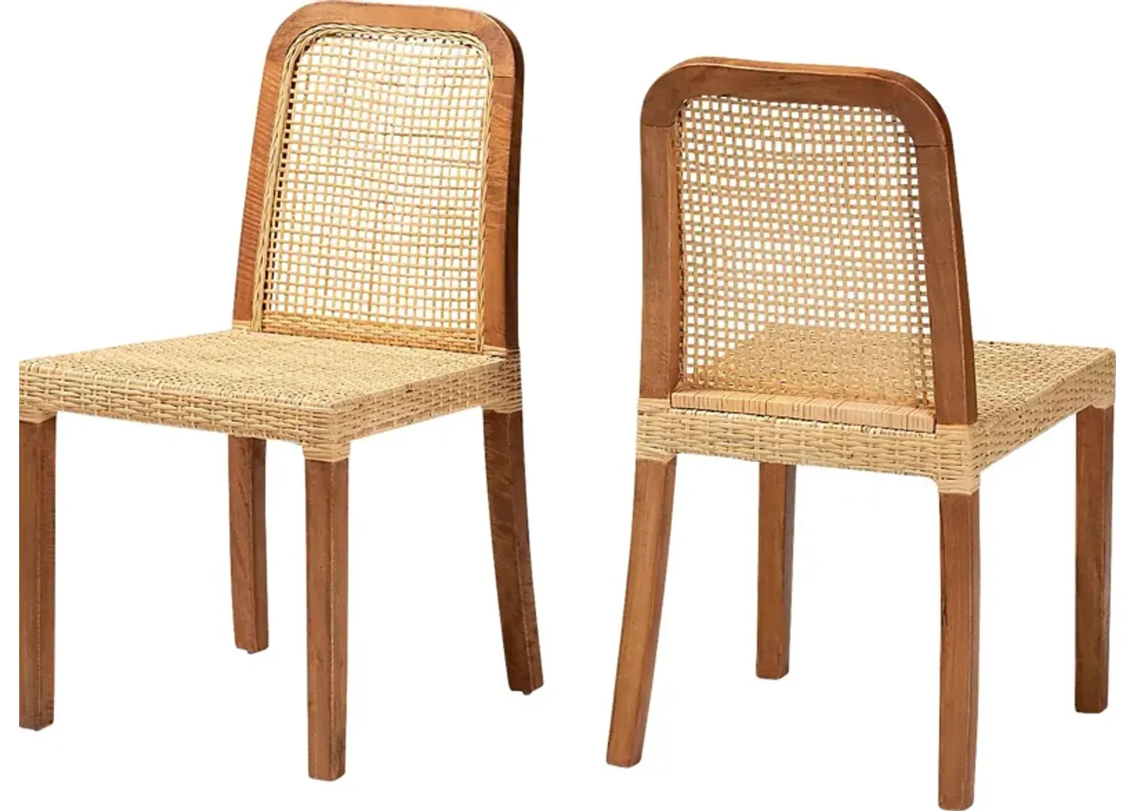 Basian Brown Side Chair, Set of 2