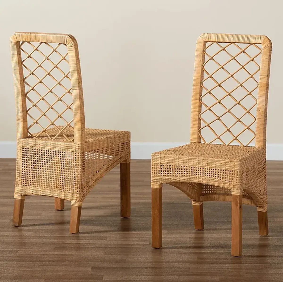 Aliono Brown Side Chair, Set of 2